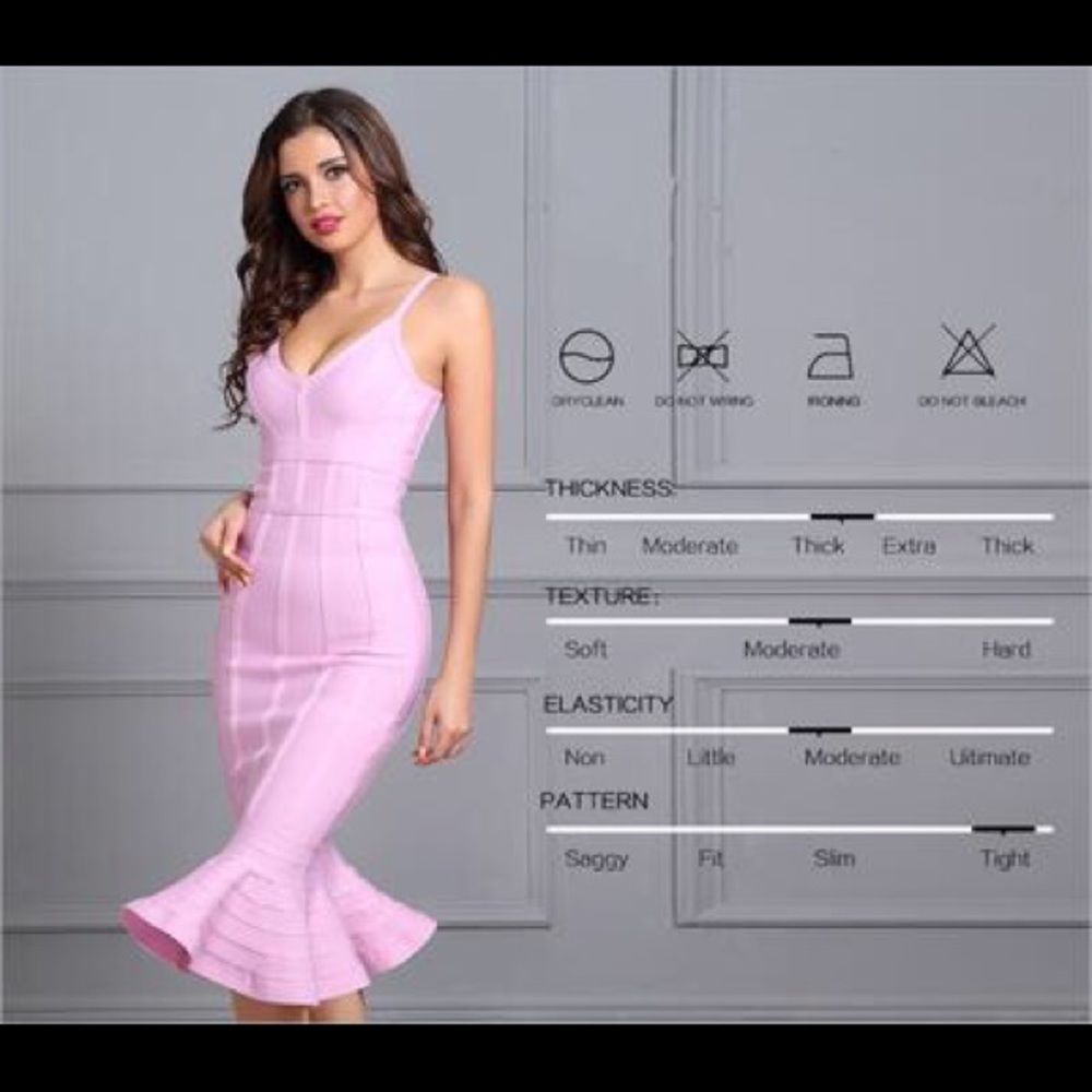 Pink Bandaged Dress